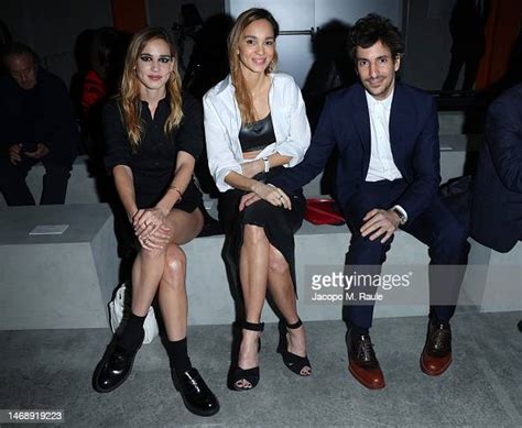 Matilda Lutz, Elena Micaela Basile and Lorenzo Bertelli attend 